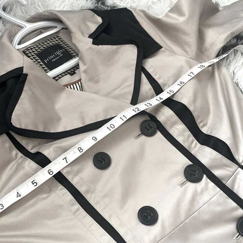 Principles by Ben de Lisi Fit and Flare Trench Coat (c) - Picture 12 of 12